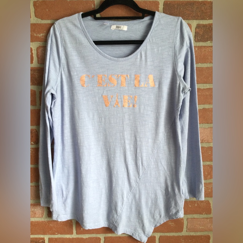 bpc bonprix collection long sleeve tee size M
